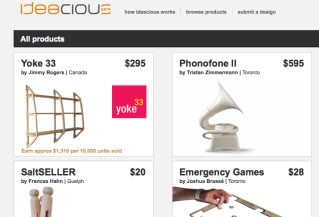 Ideacious – for people with big ideas. Or people who love people who have big ideas.