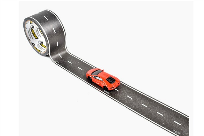 Play tape road rolls that let kids bring imaginative play on the road