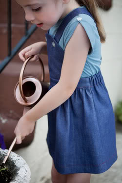 Vintage paper dolls turned beautiful children’s clothing
