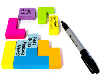 Nagging is more fun with Tetris-shaped notes