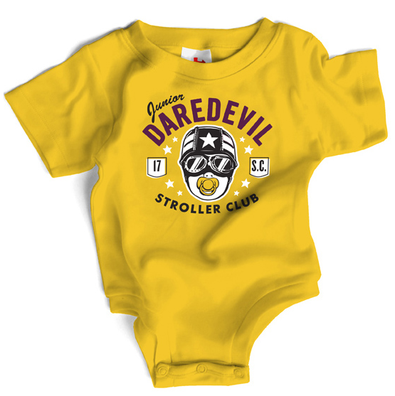 The first rule of Junior Daredevil Stroller Club is…