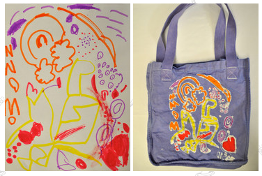 A whole new kind of personalized gift from the kids from Hiho Batik