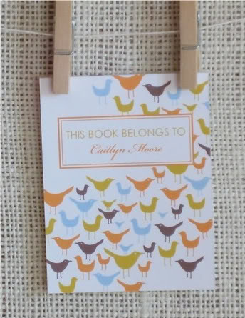 Want to make a birthday book more special? Add a bookplate.