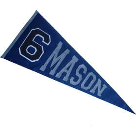 Three cheers for custom pennants!