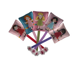 Personalized hairclip holders to add to your awesome gift idea file
