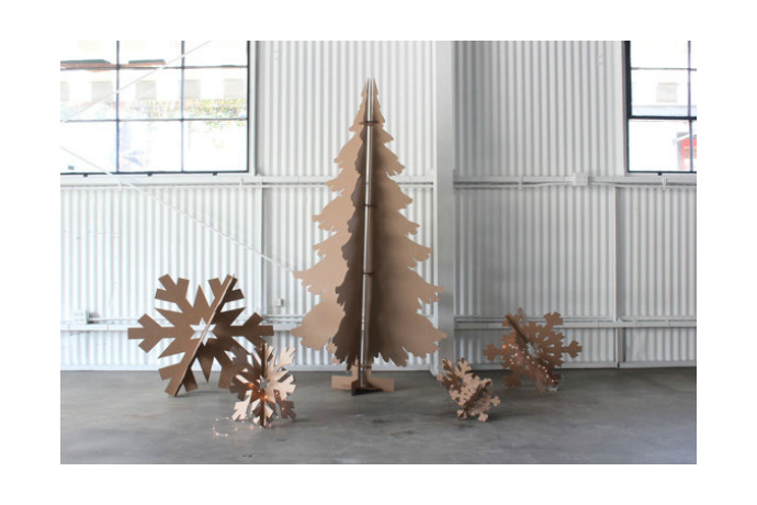Modern Christmas tree alternatives for small spaces. And, no pesky needles.