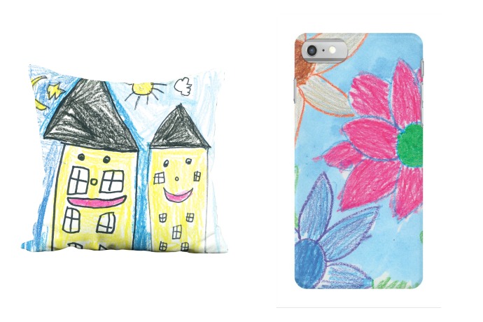 Plum Print will digitize your kid’s artwork and turn it into keepsakes you’ll love. Hooray for custom holiday gifts!