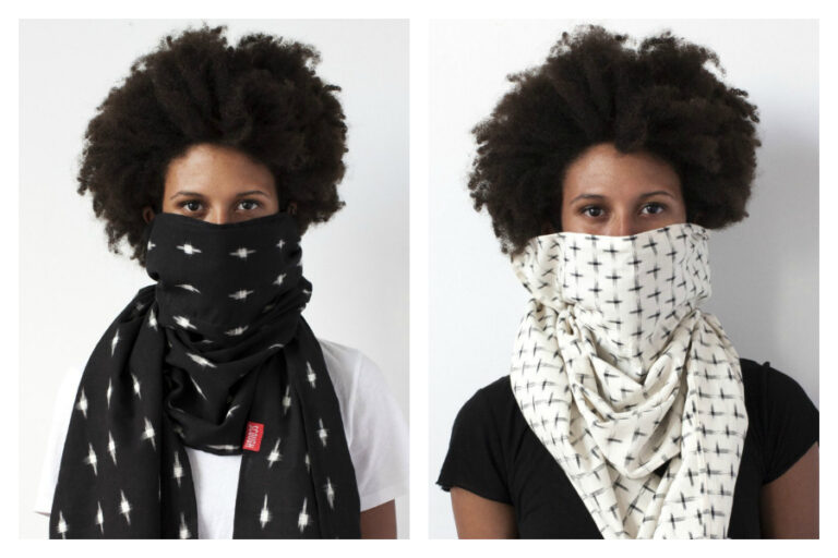 Meet Scough: The scarf that could protect you and your family from the flu.