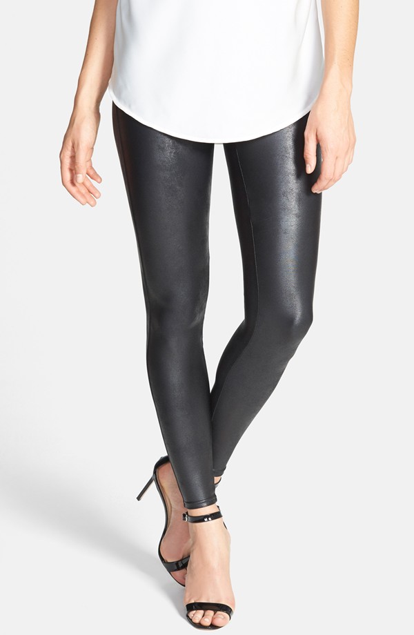 The new Spanx faux leather leggings, A.K.A. our newest fashion obsession
