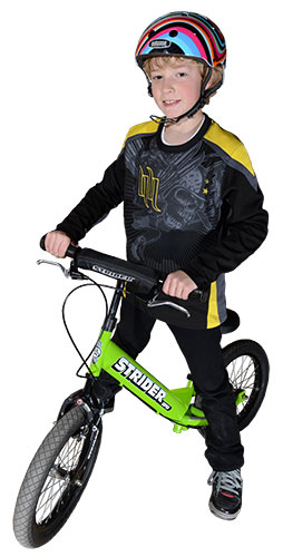 A seriously rugged (and really cool) balance bike for older kids