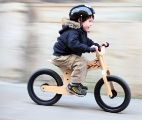 For a child’s first bike, skip the training wheels, and go right to Tyke Rider